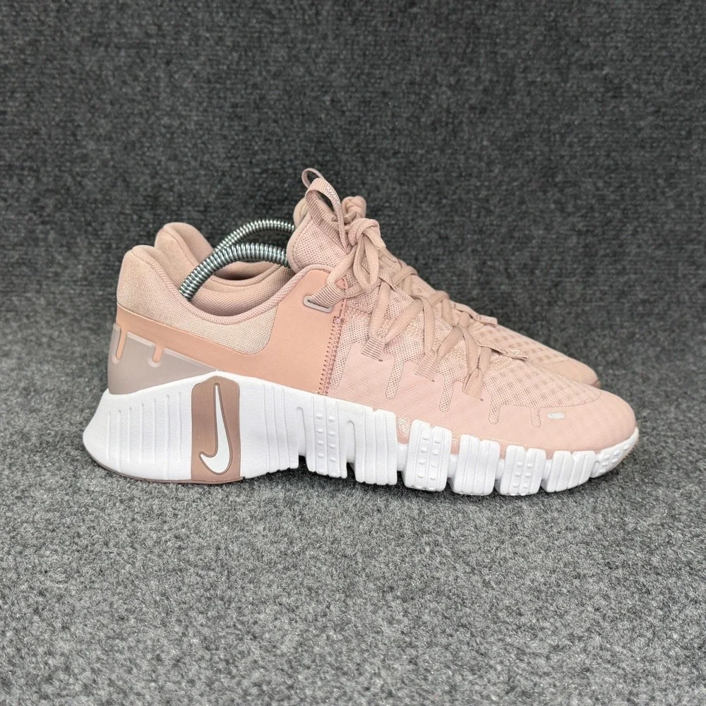 Nike Free Metcon 5 Training Shoes Women's 10 Pink‎ White Athletic Run Running